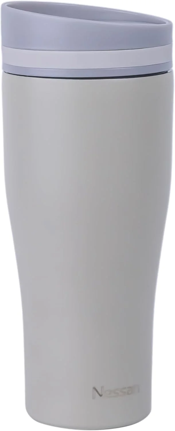 Nessan Nessan Insulated Stainless Steel Vacuum Mug, 360ml - Your Perfect Portable Thermal Tumbler for Hot and Cold Beverages Anywhere: Home, Gym, Outdoors, Office, and School - Beige